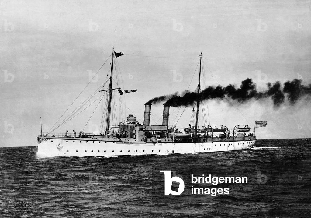 Gunboat 'Panther', 1902 (b/w photo)