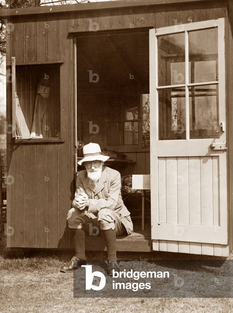 George Bernard Shaw (b/w photo)