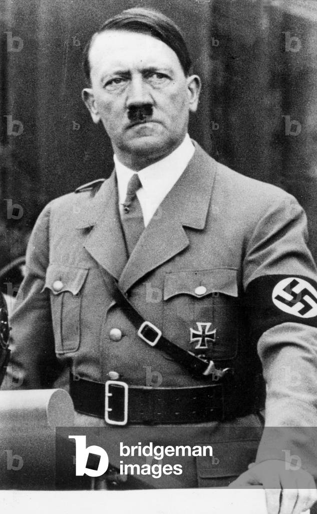 Adolf Hitler as a speaker in the Berlin Lustgarten, 1935( (b/w photo)
