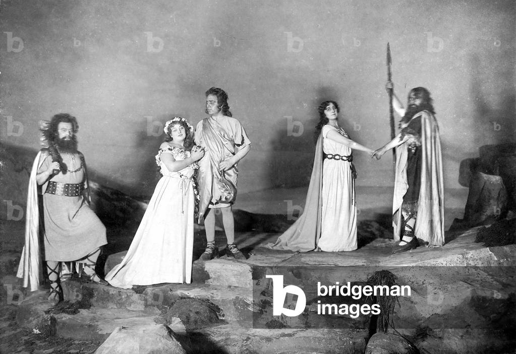 'The Rhine Gold' at the Deutsche Oper, 1920 (b/w photo)