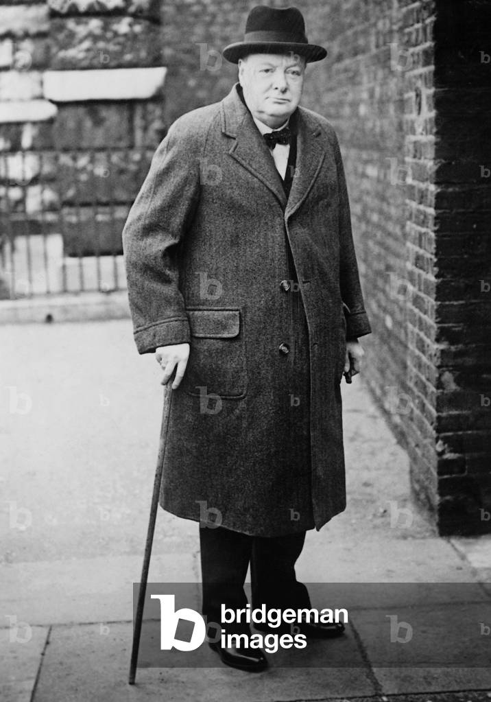 Winston Churchill, 1940 (b/w photo)