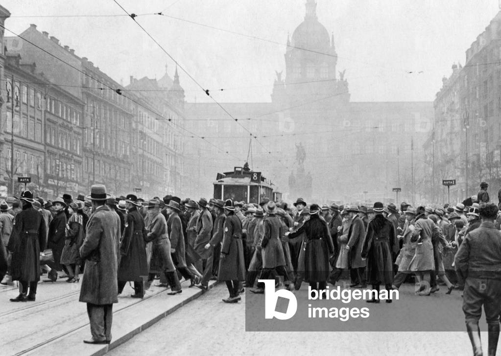 Demonstration in Prague, 1929
