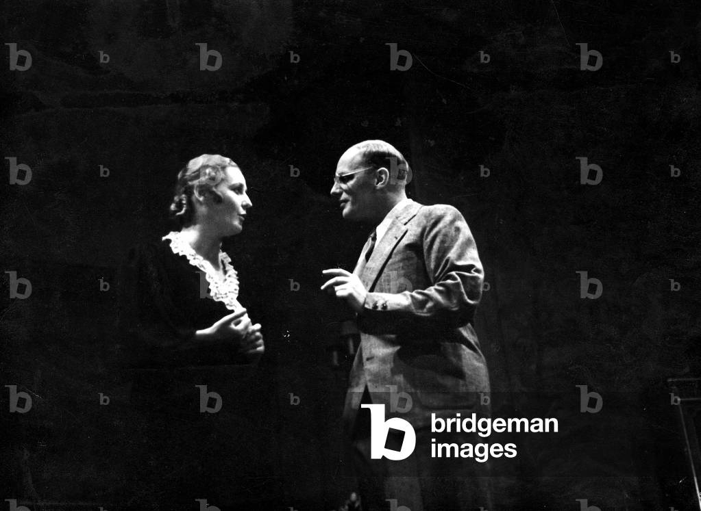 Gustaf Gruendgens and Emmy Sonnemann (b/w photo)