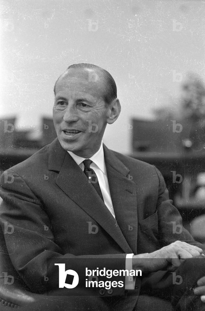 Josef Neckermann, 1966 (b/w photo)