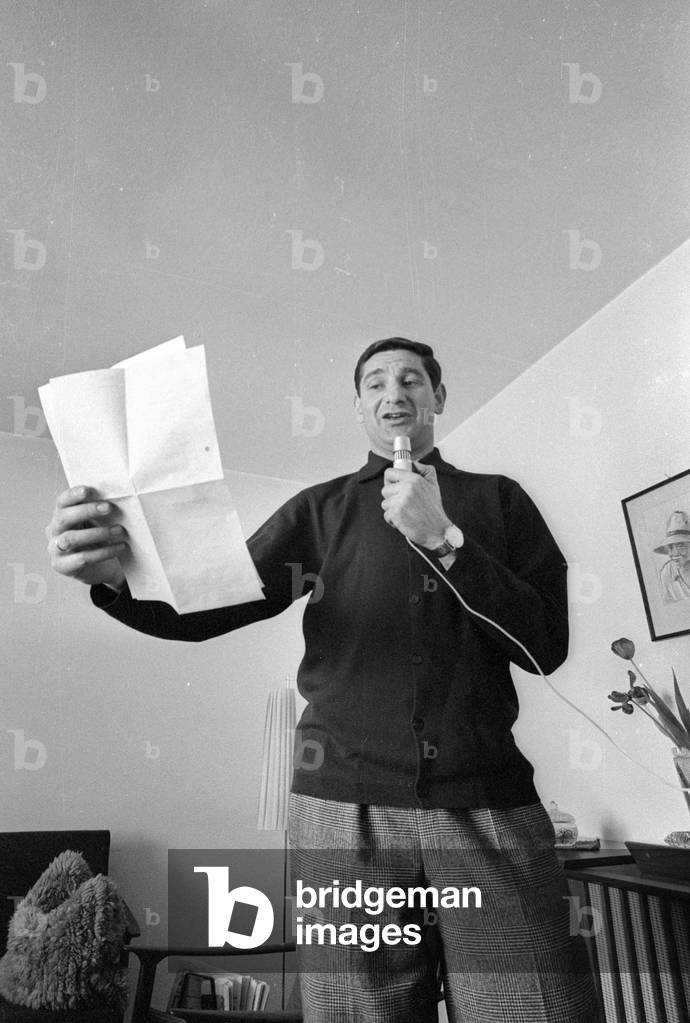 Petar Radenkovic, 1965 (b/w photo)