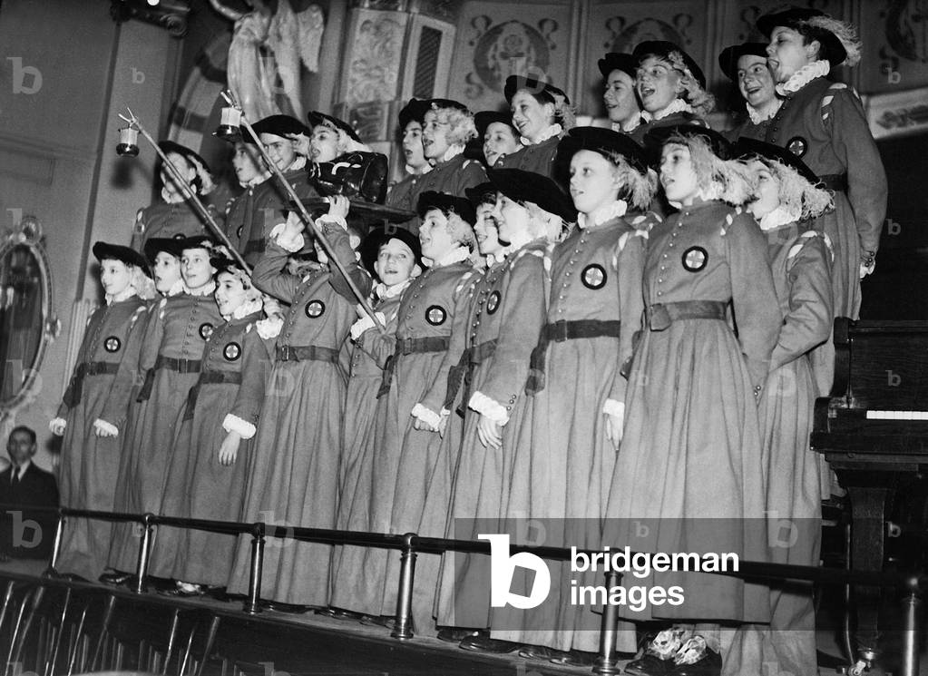 Boys Choir of London's Lord Mayor, 1936 (b/w photo)