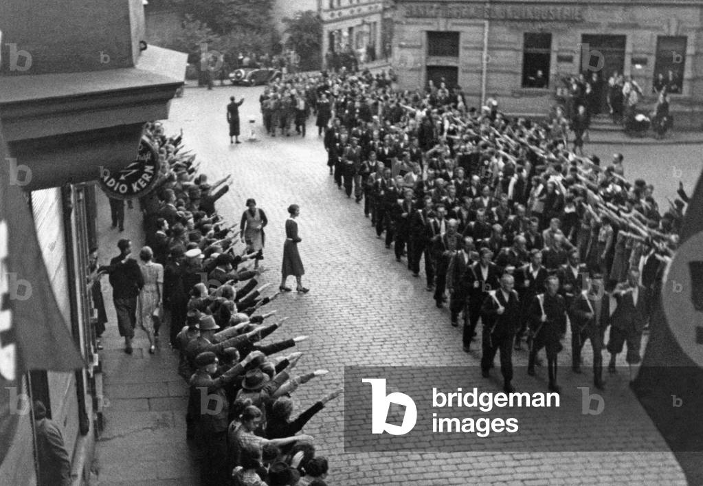 Sudeten German Freikorps in Asch, 1938