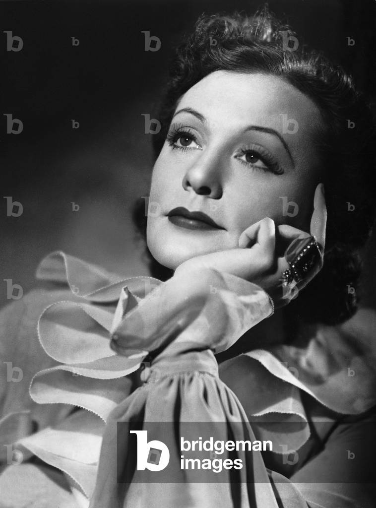 Zarah Leander in La Habanera, 1937 (b/w photo)