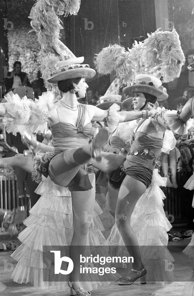 The German Film Ball in Munich, 1974 (b/w photo)