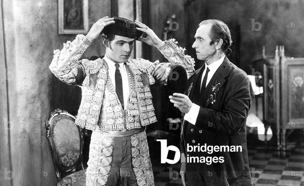 Rudolph Valentino in 'Blood and Sand ', 1922 (b/w photo)