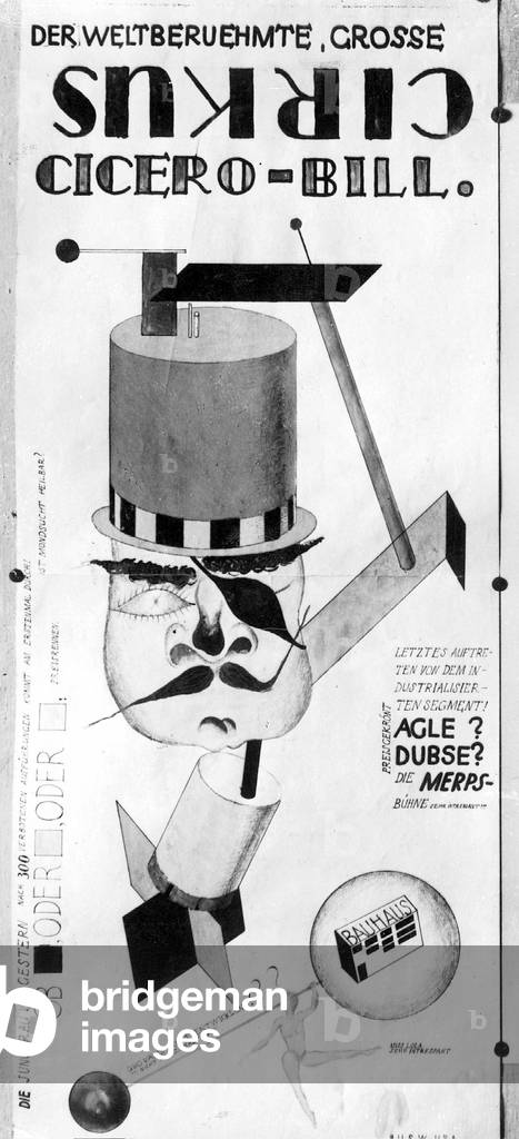Poster advertising a Bauhaus festival, 1924 (litho)