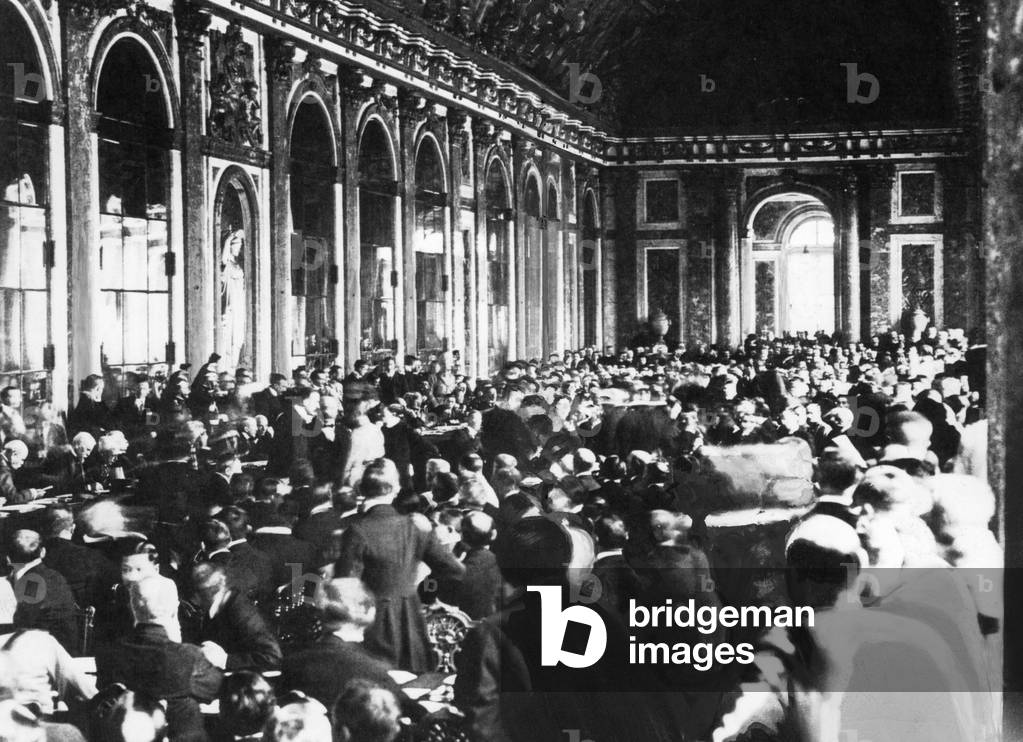 Signing of the Treaty of Versailles, 1919