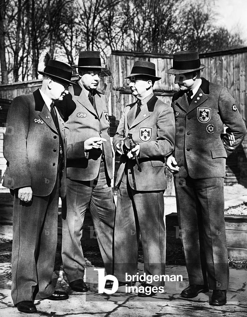 Riflemen at a contest, 1940 (b/w photo)