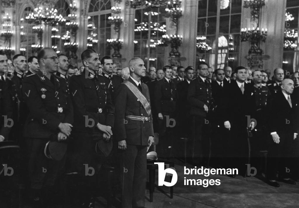 Wilhelm Frick's inauguration in Prague, 1943