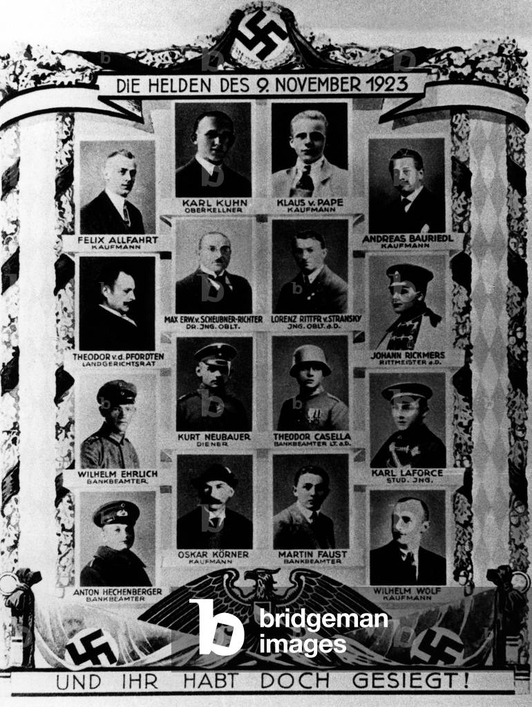 Fallen of the Beer Hall Putsch in Munich