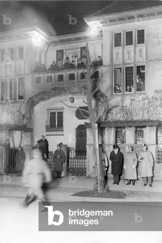 Torchlight procession for Paul von Hindenburg after the presidential election 1925