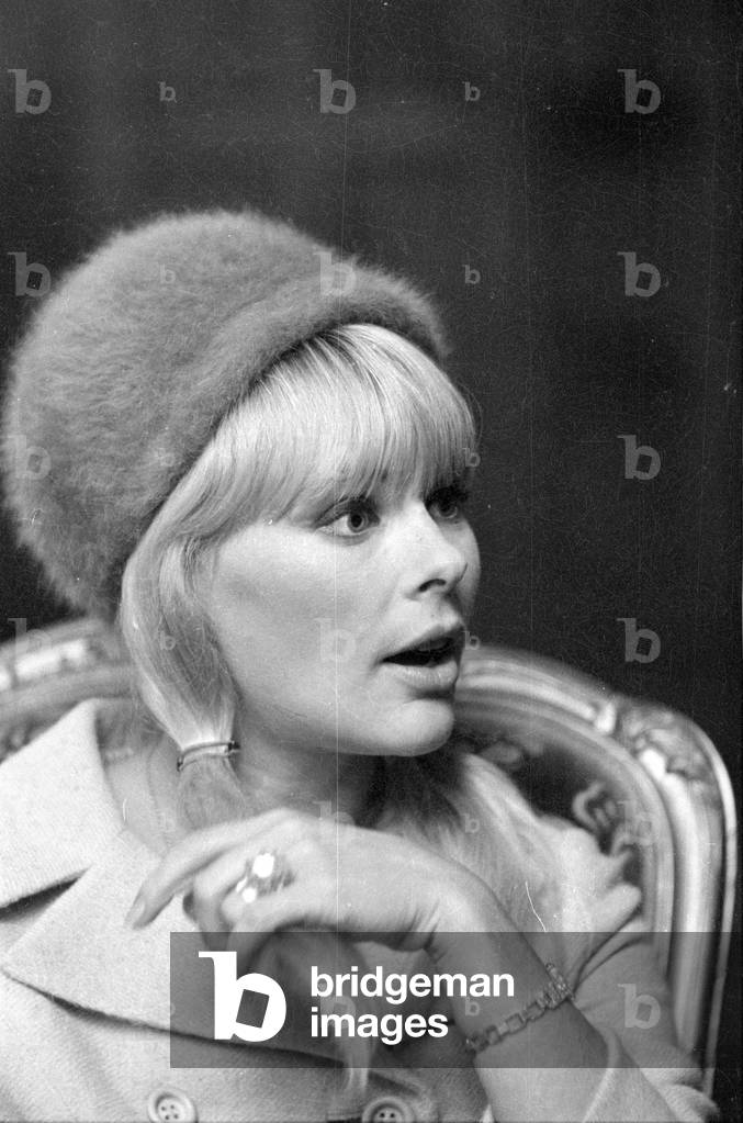 Elke Sommer, 1966 (b/w photo)