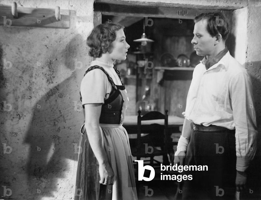 Brigitte Horney and Joachim Gottschalk in 'The Girl from Fano', 1941 (b/w photo)