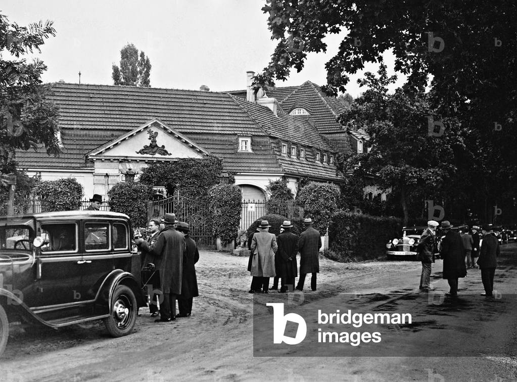 Franco-German conference in Berlin, 1931 (b/w photo)