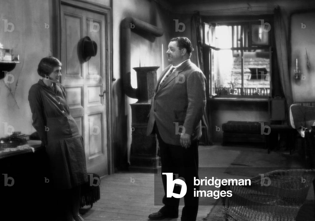 Margarete Schlegel and Heinrich George in 'Berlin - Alexanderplatz', 1931 (b/w photo)