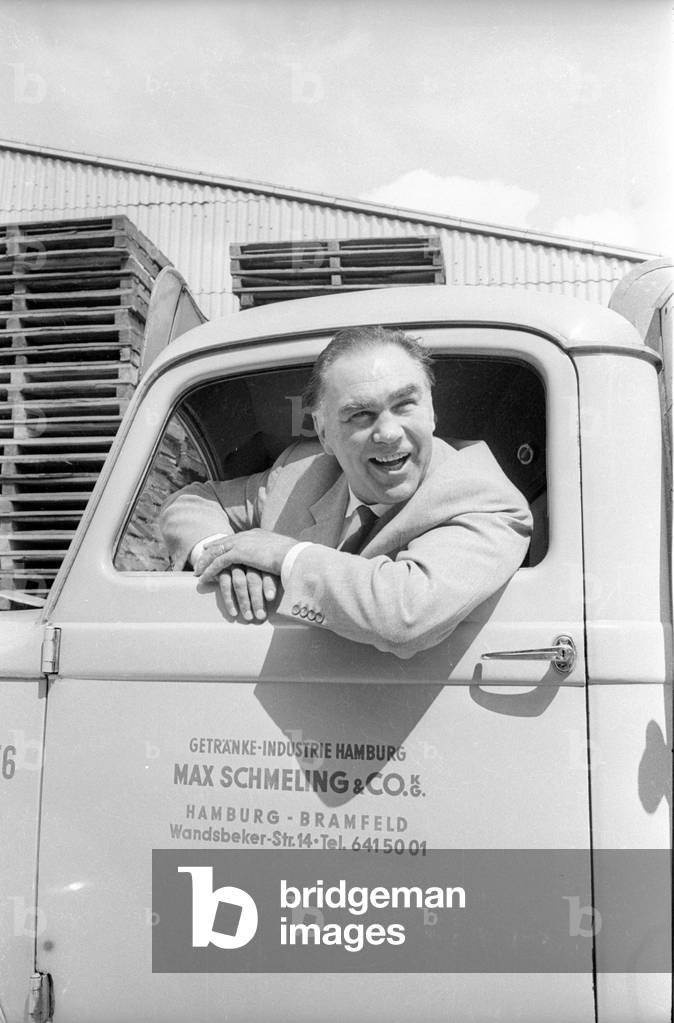 Max Schmeling, 1966 (b/w photo)