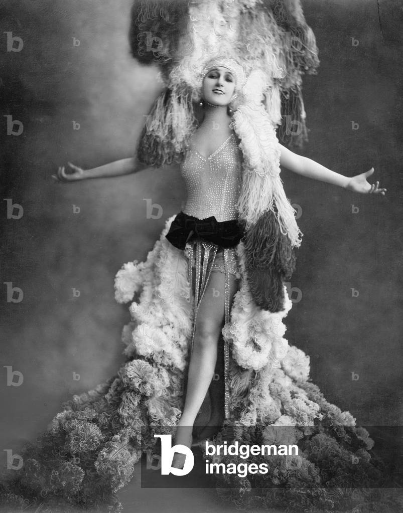 Revue dancer, 1924 (b/w photo)