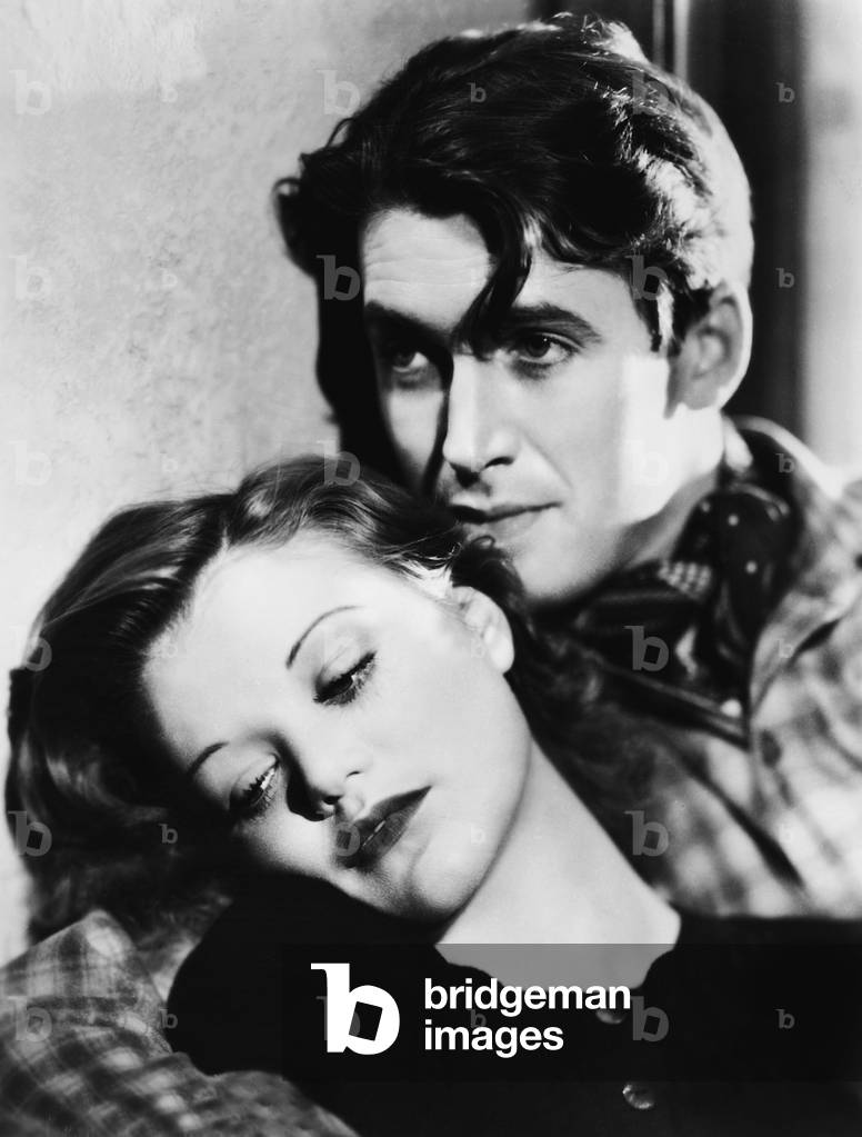 James Stewart and Simone Simon in 'Seventh Heaven', 1937 (b/w photo)