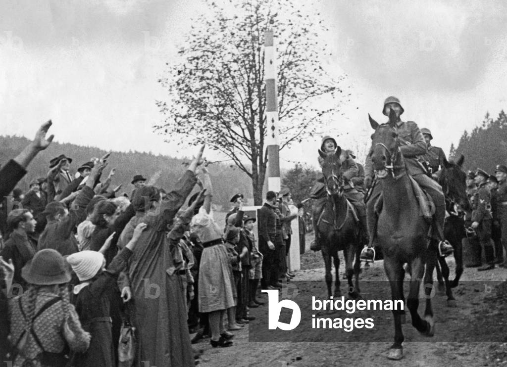 Occupation of the Sudetenland by German troops, 1938