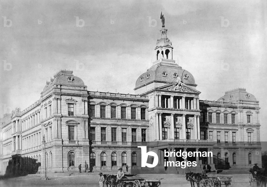 Government building in Pretoria, 1935 (b/w photo)