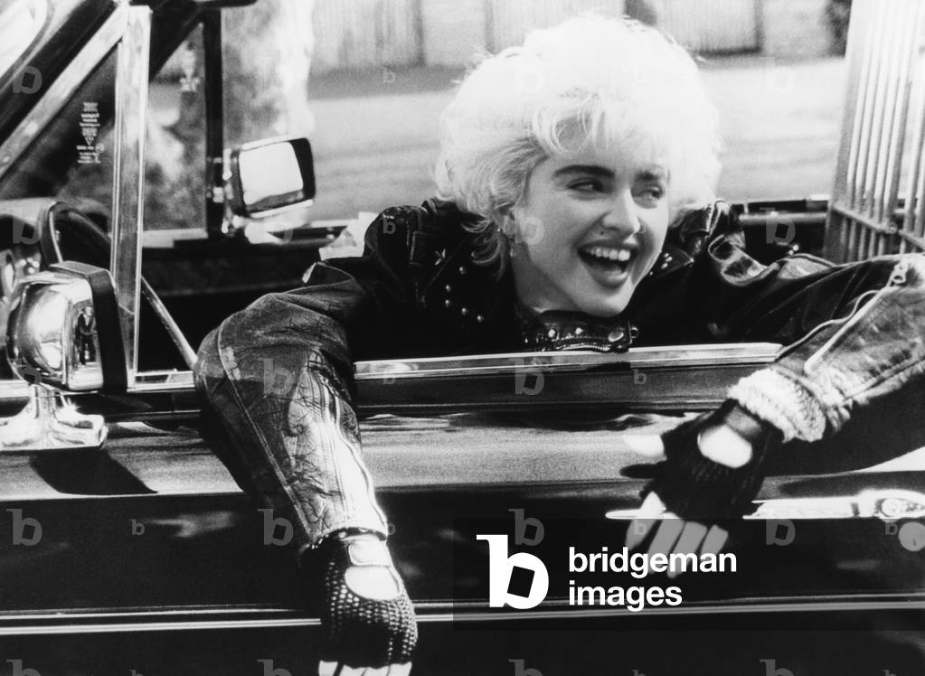 Madonna (b/w photo)