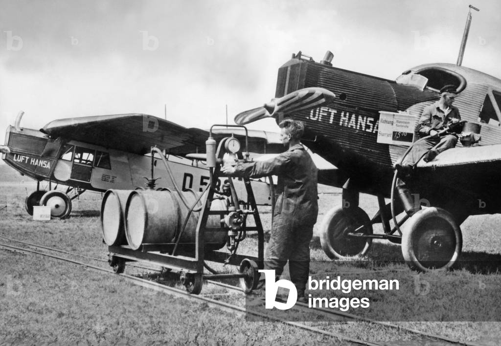 Apron of an airport, 1926