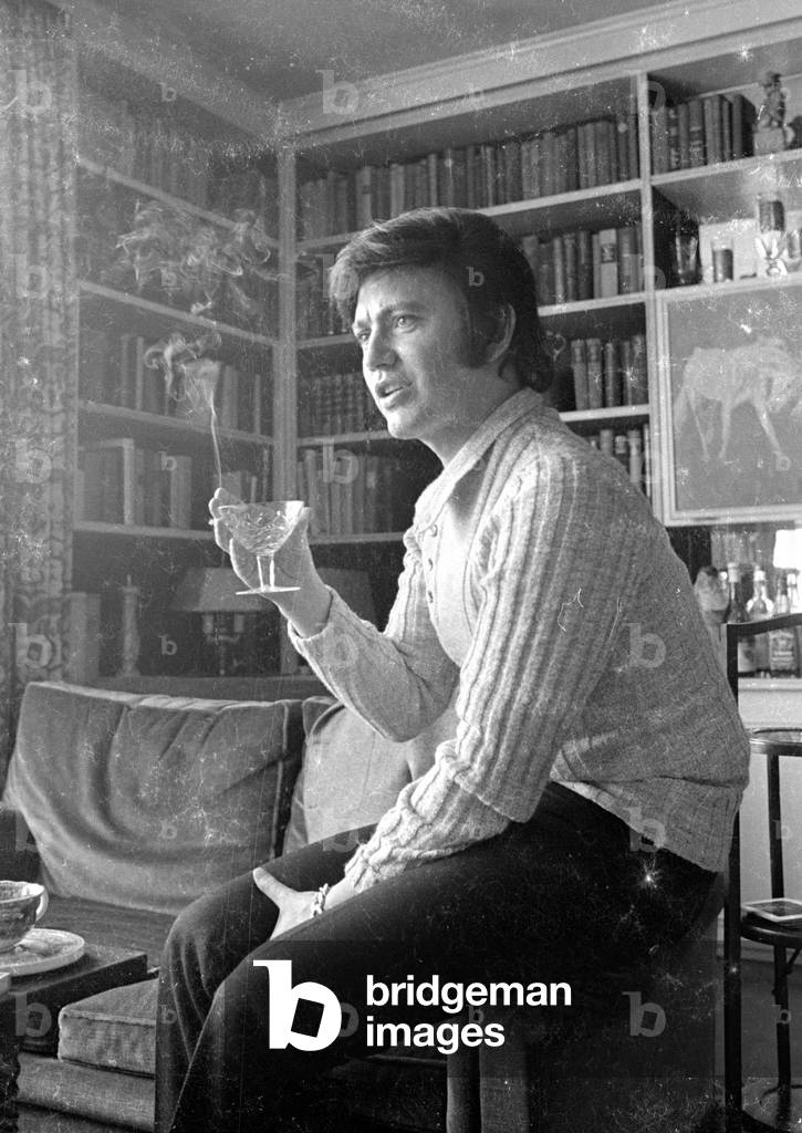 Rex Gildo, 1971 (b/w photo)