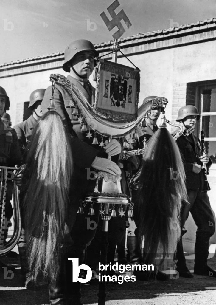 Turkish crescent of the military band of the Condor Legion, Spain, 1939