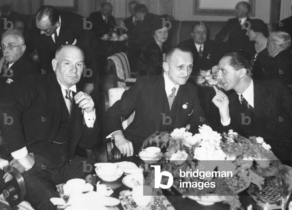 Joseph Goebbels at a reception, 1936