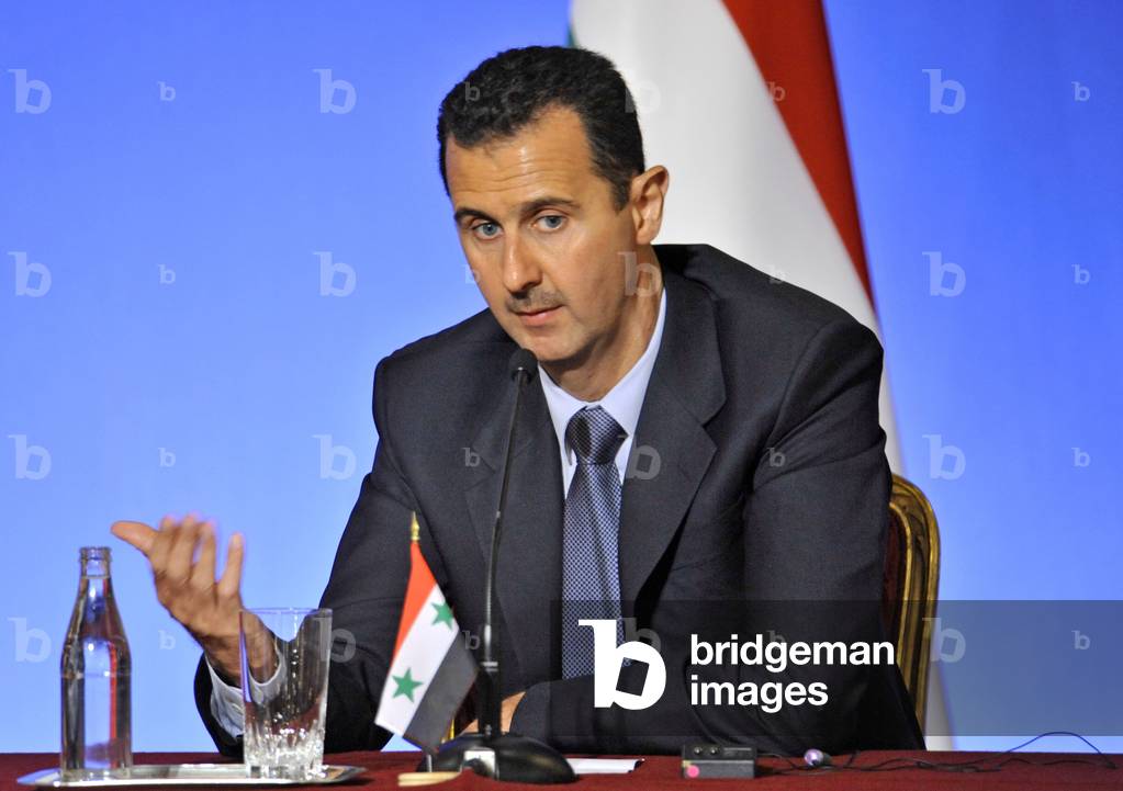 Mediterranean Union Summit at the Grand Palais: Bashar Al-Assad, Syrian President at the Elysee Palace, Paris, 12th July 2010 (photo)