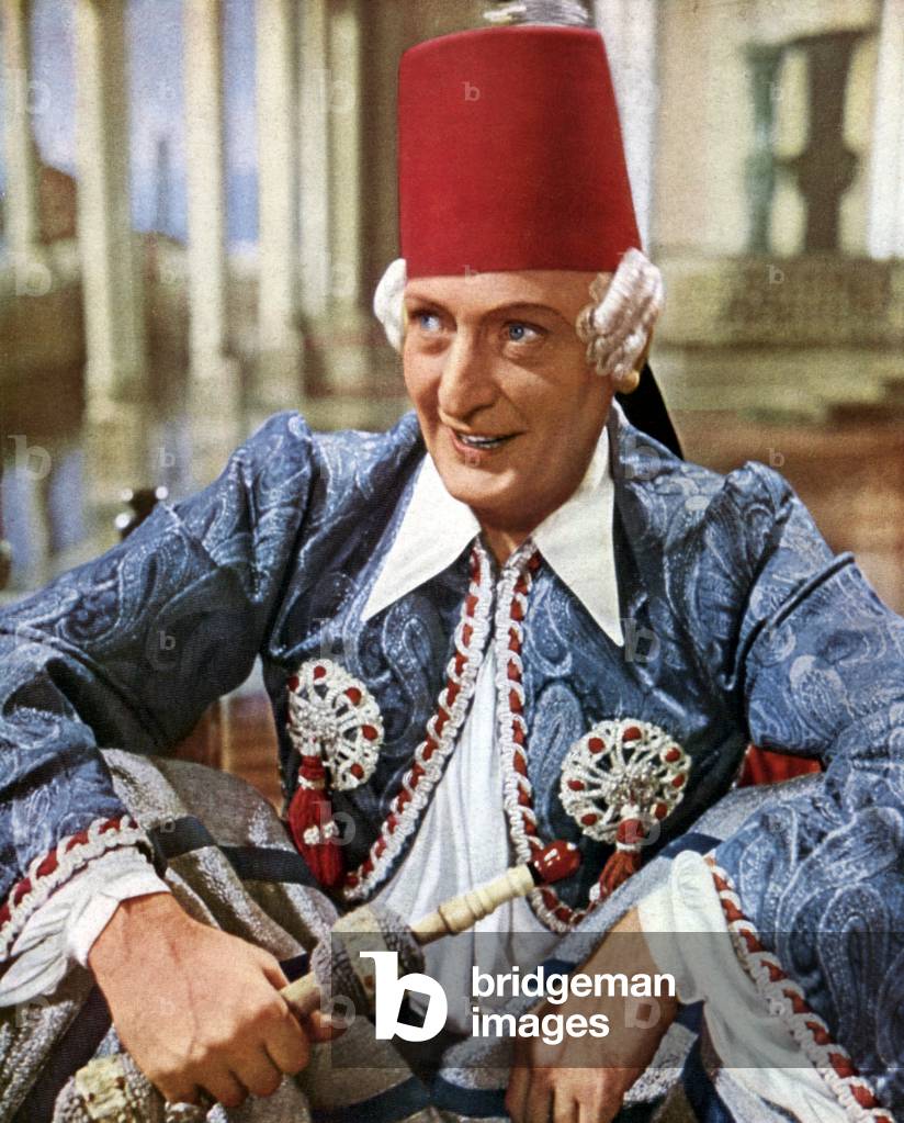 Scene from the film The Adventures of Baron Munchausen, 1943 (b/w photo)