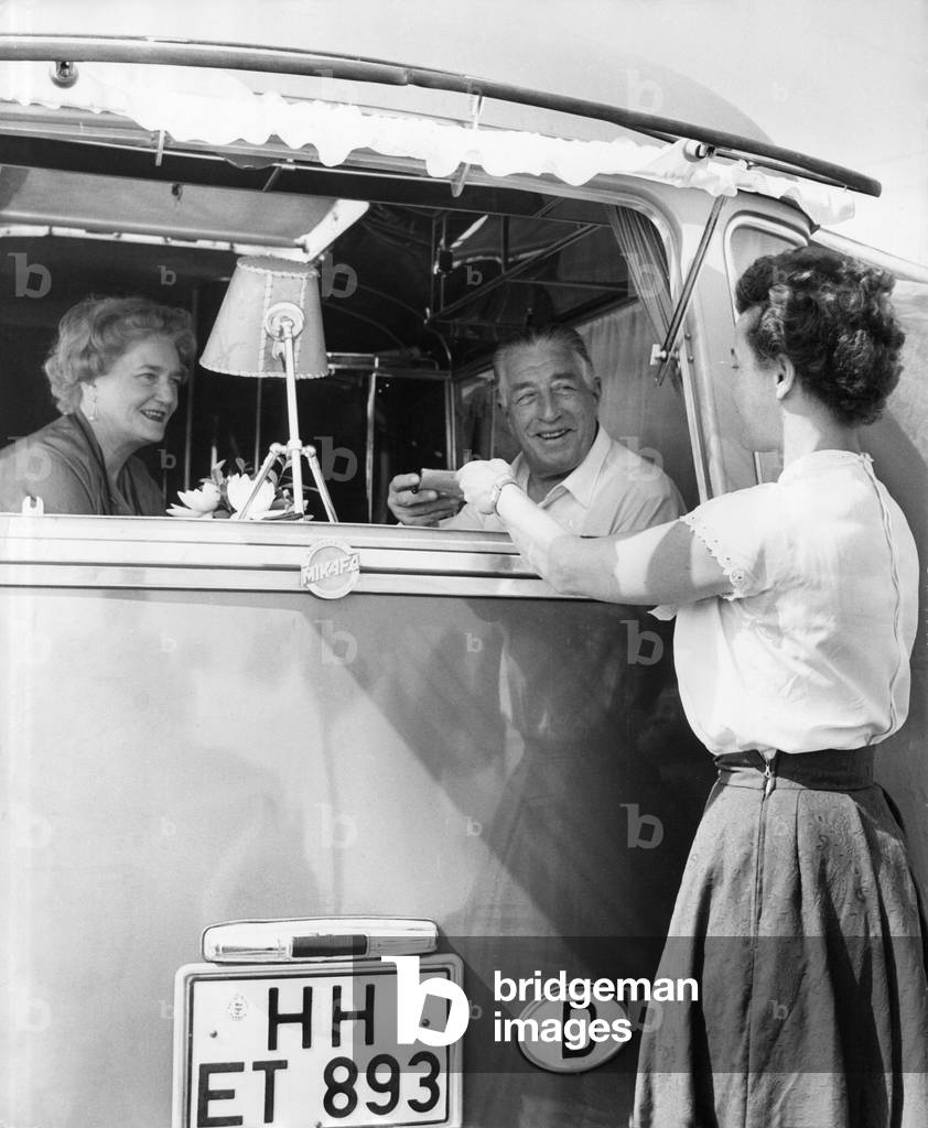 Felix Graf Luckner, 1950s (b/w photo)