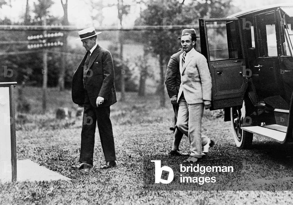 Calvin Coolidge and Edsel Ford, 1926 (b/w photo)