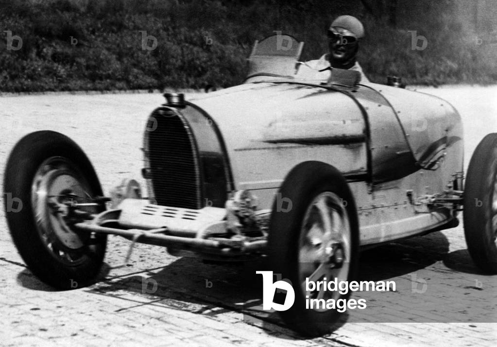 Louis Chiron, racecar driver, Monaco, 1899 (b/w photo)