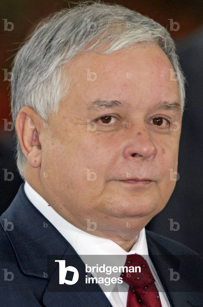 Polish president Lech Kaczynski on October 12, 2007