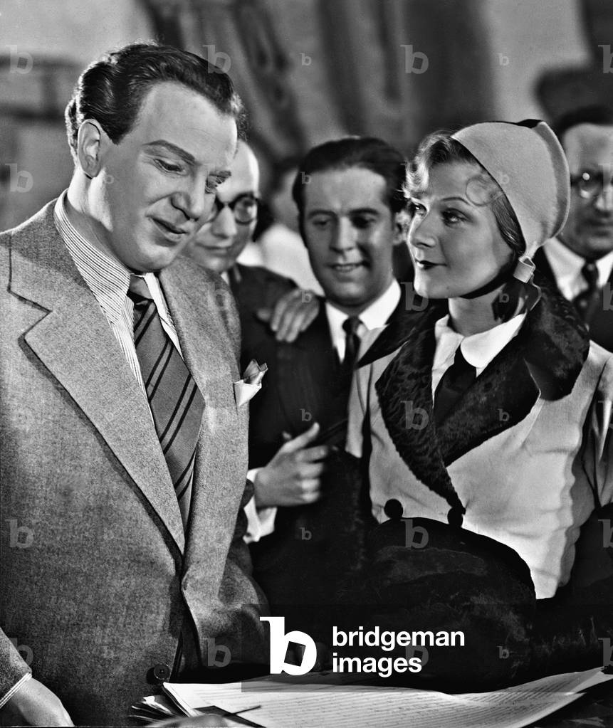 Richard Tauber and Marianne Winkelstern in 'The great attraction', 1930 (b/w photo)