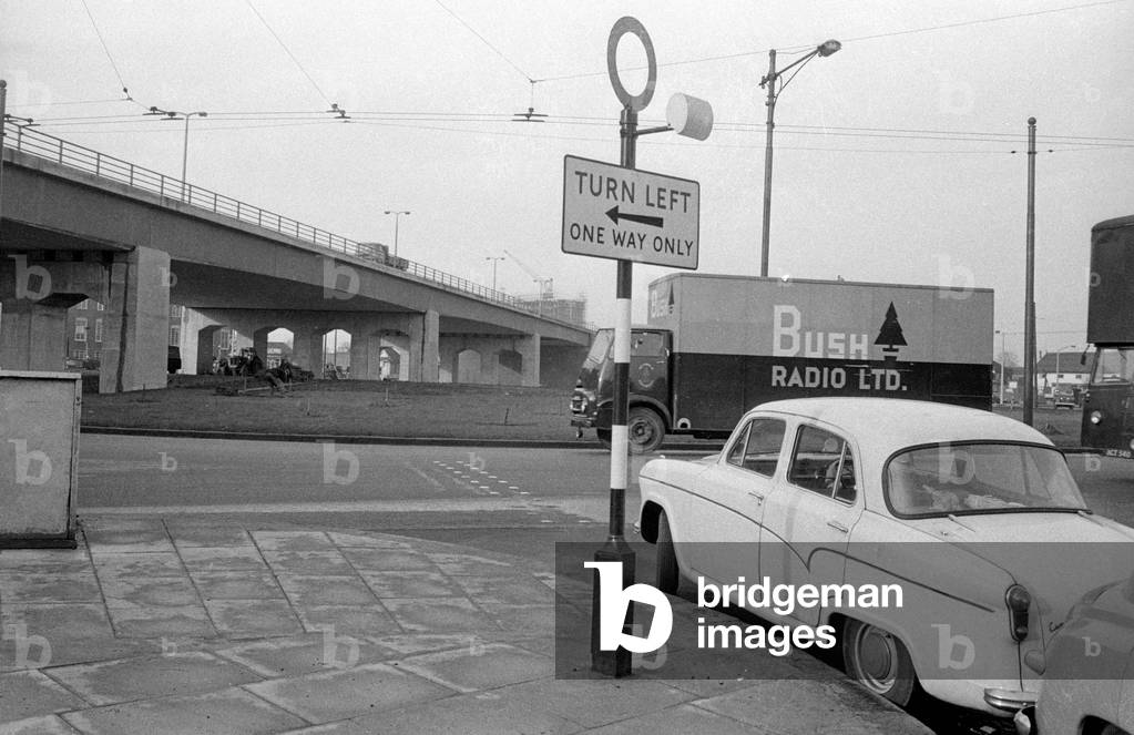 Chiswick Flyover, 1959 (b/w photo)