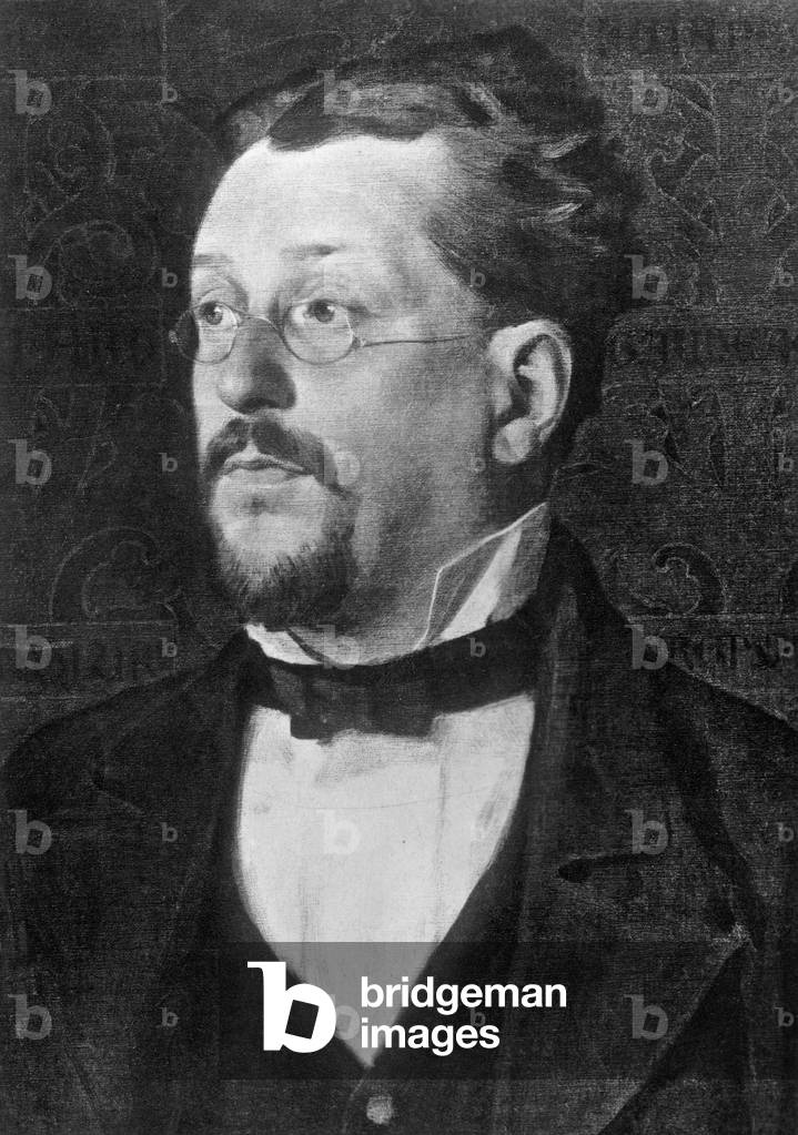 Victor von Scheffel (b/w photo)