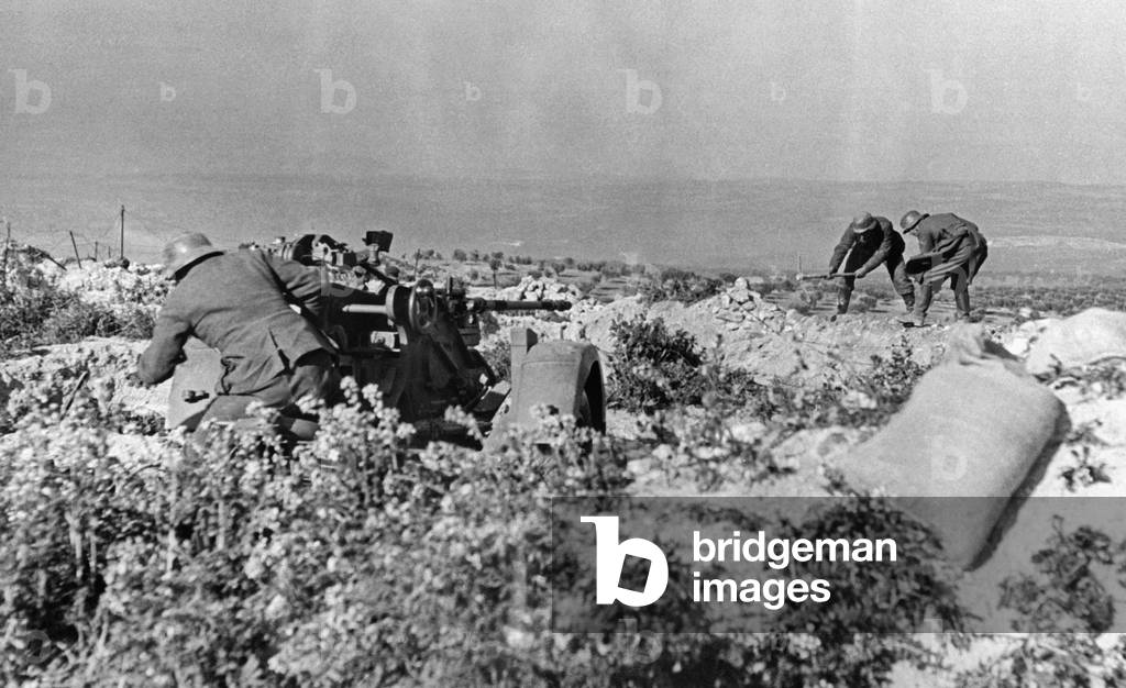 Anti-aircraft unit of the Condor Legion in Spain, 1939