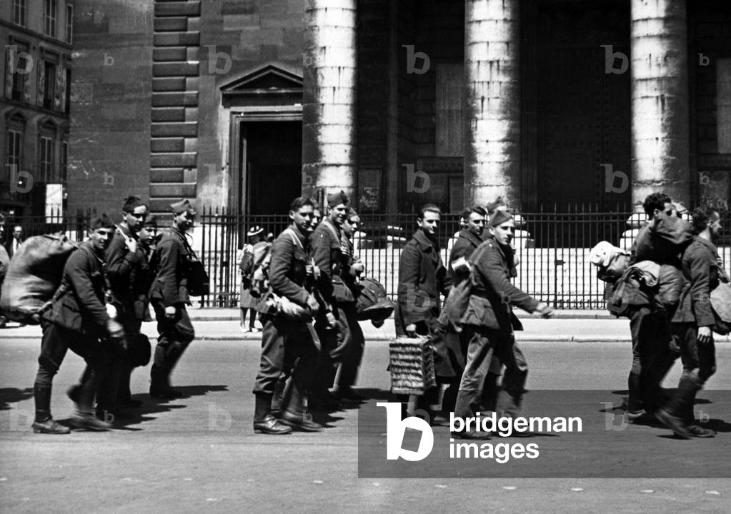 Soldats belges a Paris