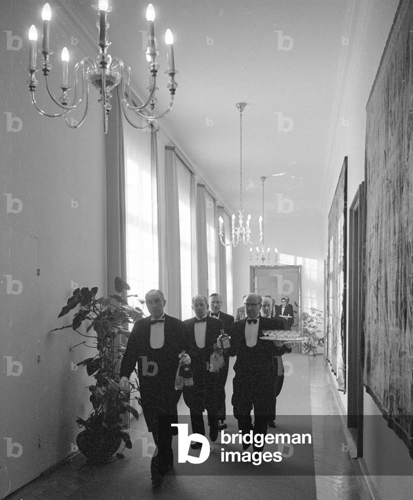 Palais Schaumburg in Bonn, 1964 (b/w photo)