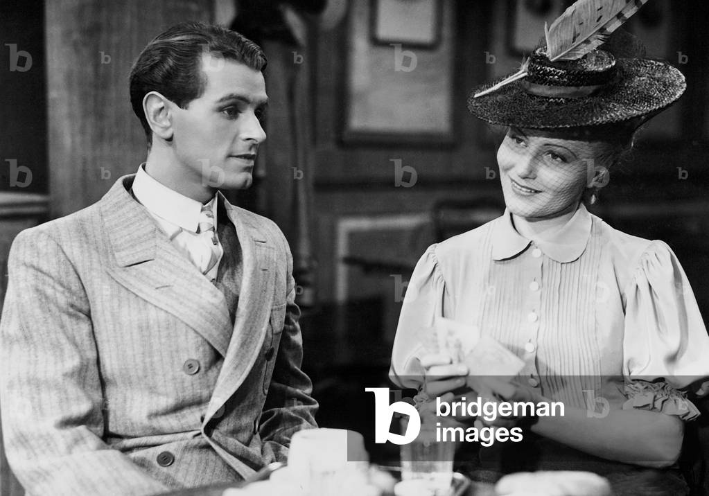 O.W. Fischer and Winnie Markus in 'Summer Love', 1942 (b/w photo)