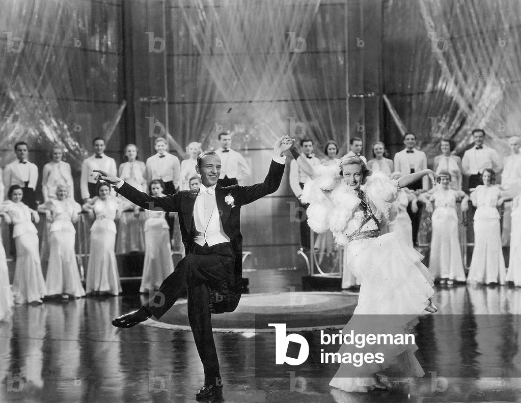 Fred Astaire und Joan Crawford in 'Dancing Lady', 1933 (b/w photo)