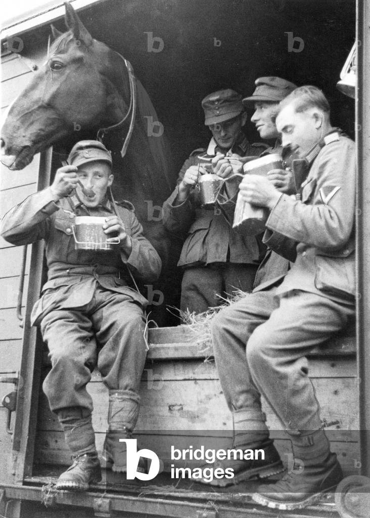 German mountain infantrymen (b/w photo)