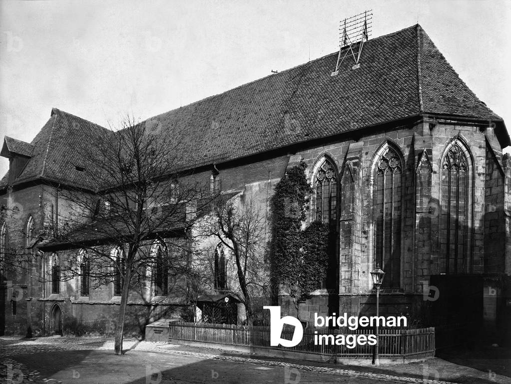St. Catherine's monastery in Nuremberg, 1906 (b/w photo)
